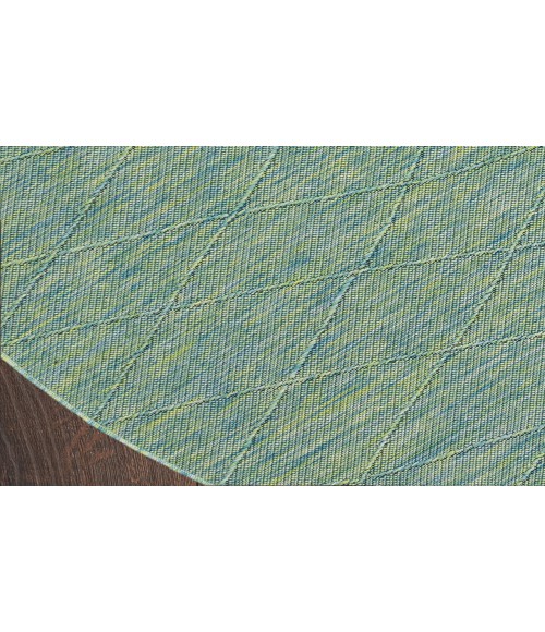 Nourison Practical Solutions Blue Green PSL01 8 ft. Round Rug
