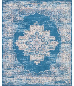Nourison Grafix - Grf14 Blue Area Rug 7 ft. X 10 ft. Rectangle