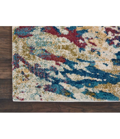 Nourison Fusion Area Rug FSS10-Cream/Multicolor