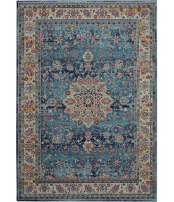 Nourison Vintage Kashan - Vka01 Blue Area Rug 4 ft. X 6 ft. Rectangle