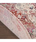 Nourison Vintage Kashan Area Rug VKA07-Red/Ivory