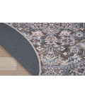 Nicole Curtis Machine Washable Series 1 Olive Ivory SR104 5 ft. 3 in. Round Rug