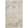 Nourison Astra Machine Washable Blue Green ASW12 3 ft. 3 in. X 5 ft. Rectangle Rug