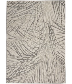 Nourison Rustic Textures - Rus17 Ivory Grey Area Rug 5 ft. 3 X 7 ft. 3 Rectangle