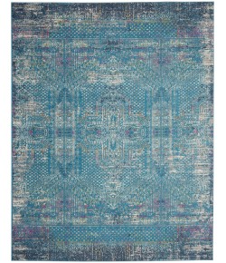 Nourison Passion - Psn38 Blue Area Rug 6 ft. 7 X 9 ft. 6 Rectangle