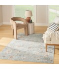 Nourison Home Washable Decor Blue WSD14 6 ft. 7 in. X 9 ft. Rectangle Rug