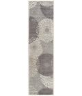 Nourison GRAPHIC ILLUSIONS Area Rug Nourison Graphic Illusions Runner Area Rug GIL04-Grey