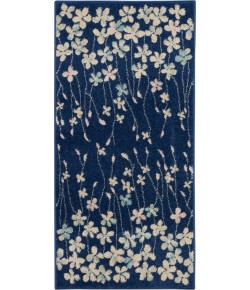 Nourison Tranquil(Traql) - Tra04 Navy Area Rug 2 ft. X 4 ft. Rectangle