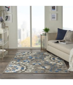 Nourison Aloha - Alh20 Grey Multicolor Area Rug 3 ft. 6 X 5 ft. 6 Rectangle