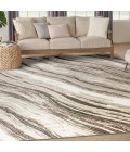 Nourison Sustainable Trends Beige Grey Rug SUT05 8 ft. X 10 ft. Rect. - Rugs Town Nourison Sustainable Trends Beige Grey SUT05 8 ft. X 10 ft. Rect. Rug