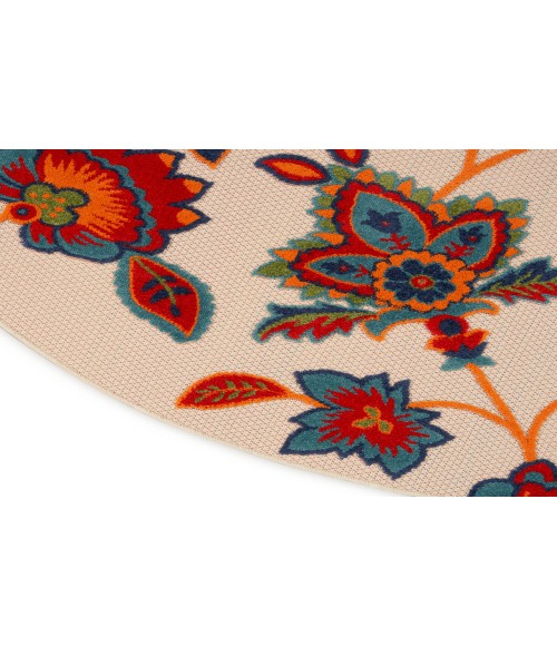 Nourison Aloha Multicolor ALH31 7’10” Round Rug