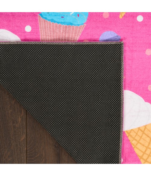 Nourison Home Imagination Pink Multicolor IMA19 4 ft. X 6 ft. Rectangle Rug