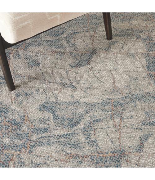 Nourison RUSTIC TEXTURES Area Rug Nourison Rustic Textures Area Rug RUS15-Light Grey/Blue