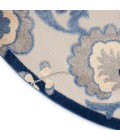 Nourison Aloha Area Rug ALH17-Blue/Grey