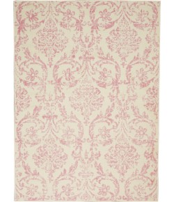 Nourison Jubilant - Jub09 Ivory Pink Area Rug 4 ft. X 6 ft. Rectangle