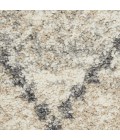 Nourison Scandinavian Shag Ivory/Grey SCN01 7 ft. 10 in. X 10 ft. 6 in. Rect. Rug