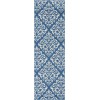 Nourison Grafix - Grf06 Blue Area Rug 2 ft. 3 X 7 ft. 6 Rectangle