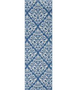 Nourison Grafix - Grf06 Blue Area Rug 2 ft. 3 X 7 ft. 6 Rectangle