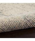 Nourison Vail Ivory Grey Teal VAI04 7 ft. 9 in. X 9 ft. 9 in. Rect. Rug