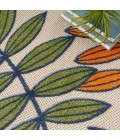 Nourison Aloha Area Rug ALH18 Multicolor 9' x 12'