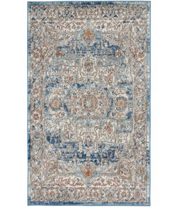 Nourison Quarry Ivory Blue QUA11 3 ft. X 5 ft. Rect. Rug