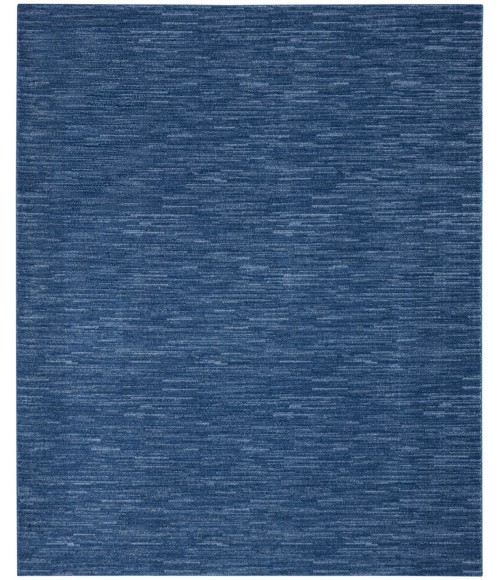 Nourison Essentials Area Rug Nourison Nourison Essentials Navy Blue Area Rug NRE01 Navy Blue 10' x 14'