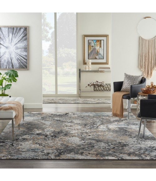 Nourison LUDLOW Area Rug Nourison Ludlow Area Rug LDW01-Grey/Multi