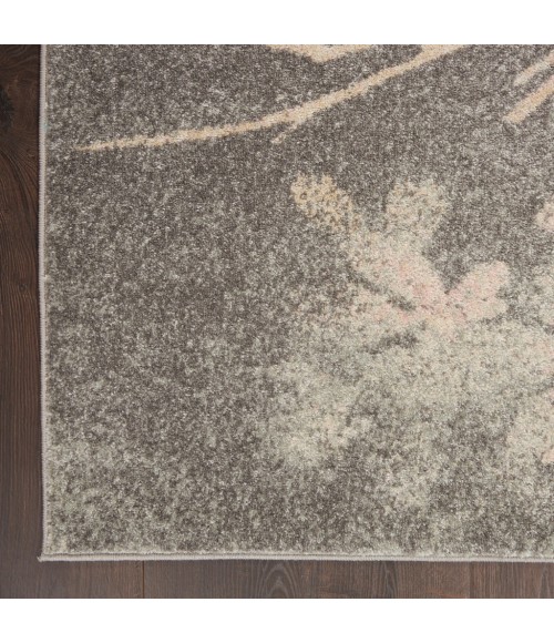 Nourison Tranquil Area Rug TRA08-Grey/Pink