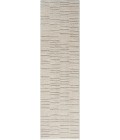 Nourison Santa Cruz Ivory Grey SCZ02 2 ft. 2 in. X 7 ft. 6 in. Rect. Rug