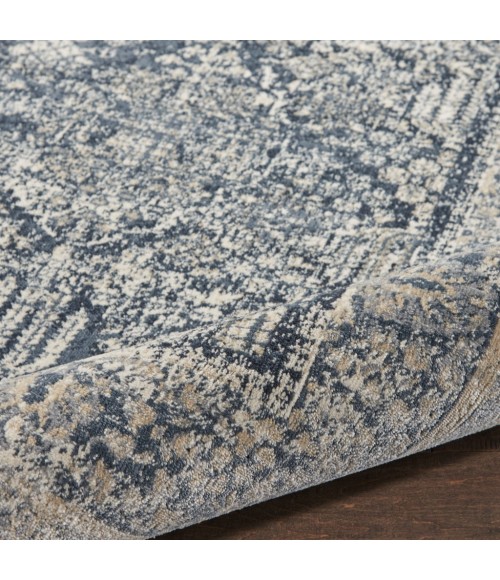 kathy ireland Home Malta Area Rug MAI12-Navy/Ivory
