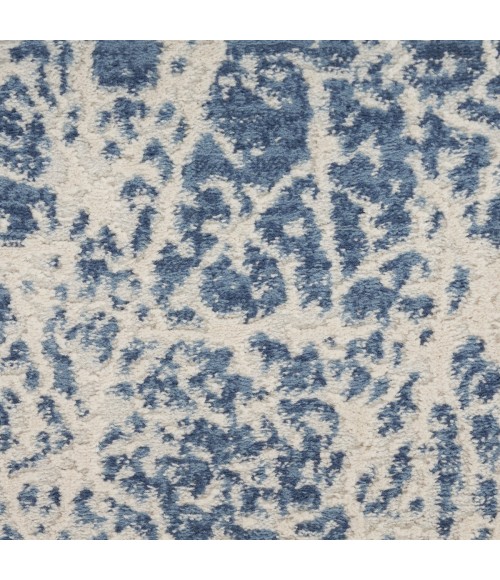 Nourison Splendid Navy Ivory SLD02 5 ft. 3 in. X 7 ft. 3 in. Rect. Rug