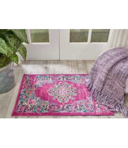 Nourison Passion - Psn03 Fuchsia Area Rug 22 X 34 Rectangle