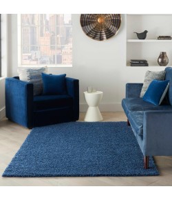 Nourison Shangri-La - Shi01 Navy Area Rug 5 ft. X 7 ft. Rectangle
