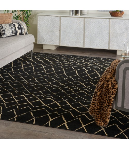 Nourison Grafix Area Rug GRF04-Black
