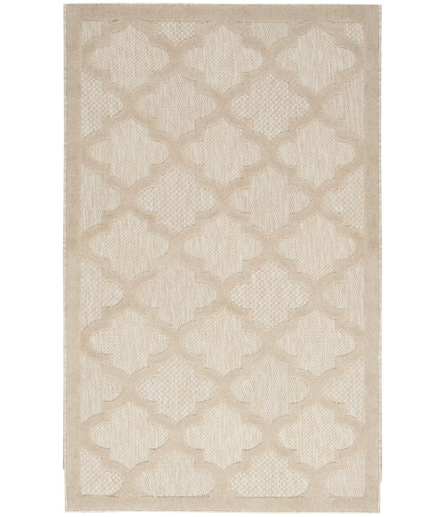 Nourison Easy Care Cream NES01 2 ft. X 4 ft. Rectangle Rug