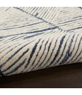 Nourison Vail White Blue VAI01 3 ft. 9 in. X 5 ft. 9 in. Rect. Rug