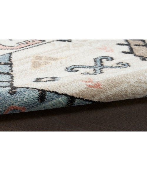 Nourison Washable Decor Ivory Multicolor Rug WSD01 5 ft. 3 in. X 7 ft. Rectangle - Rugs Town Nourison Washable Decor Ivory Multicolor WSD01 5 ft. 3 in. X 7 ft. Rectangle Rug