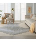 Nourison SYMMETRY Area Rug Nourison Symmetry Area Rug SMM06-Ivory/Grey