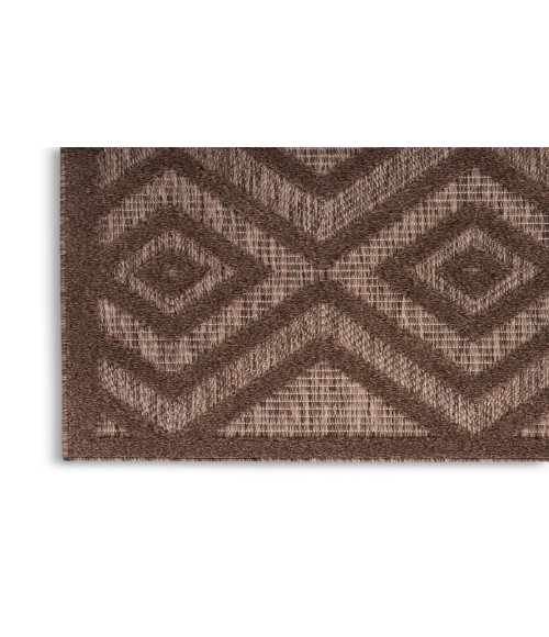Nourison Versatile Brown NRV01 5 ft. X 7 ft. Rectangle Rug