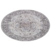 Nicole Curtis Machine Washable Series 1 Ivory Beige SR101 5 ft. 3 in. Round Rug