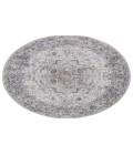 Nicole Curtis Machine Washable Series 1 Ivory Beige SR101 5 ft. 3 in. Round Rug
