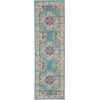 Nourison Passion - Psn03 Light Blue Area Rug 1 ft. 10 X 6 ft. Rectangle