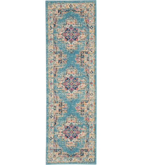 Nourison Passion Runner Area Rug PSN03-Light Blue