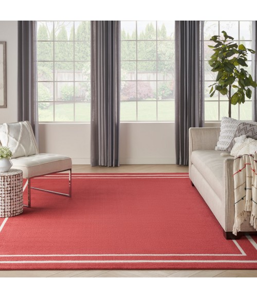 Nourison Nourison Essentials Area Rug NRE02 Brick/Ivory
