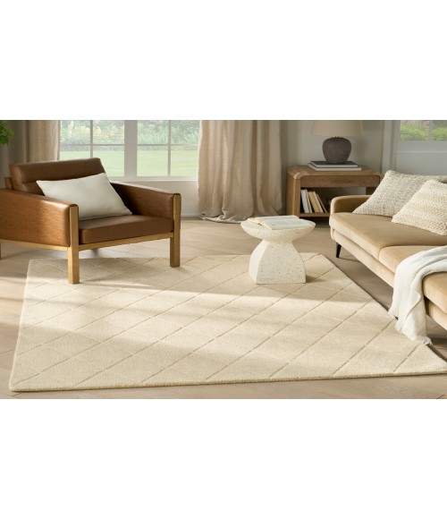 Nourison Wool Haven Ivory WOH01 5 ft. 3 in. X 7 ft. 3 in. Rectangle Rug