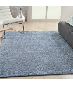 Michael Amini Ma30 Star - Smr01 Blue Area Rug 4 ft. X 6 ft. Rectangle