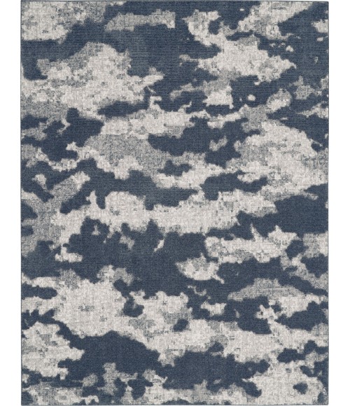 Nourison TEXTURED CONTEMPORARY Area Rug Nourison Textured Contemporary Area Rug TEC01-Blue/Grey