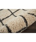 Nourison Moroccan Shag Area Rug MRS01-Cream