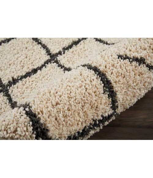 Nourison Moroccan Shag Area Rug MRS01-Cream