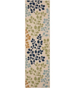 Nourison Caribbean - Crb01 Ivory Area Rug 2 ft. 3 X 7 ft. 6 Rectangle